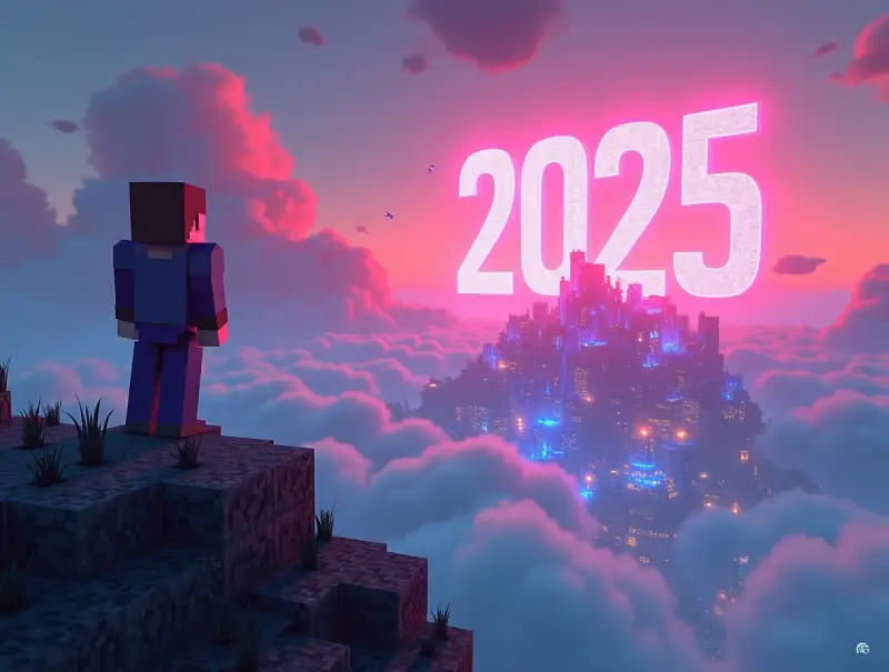 The future of AI in Minecraft – blocky world evolving into cyberpunk paradise