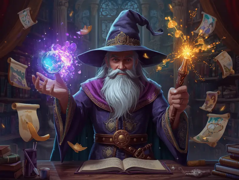 Enchanting scene of mastering image generation with Nano Banana AI and Gemini prompts.