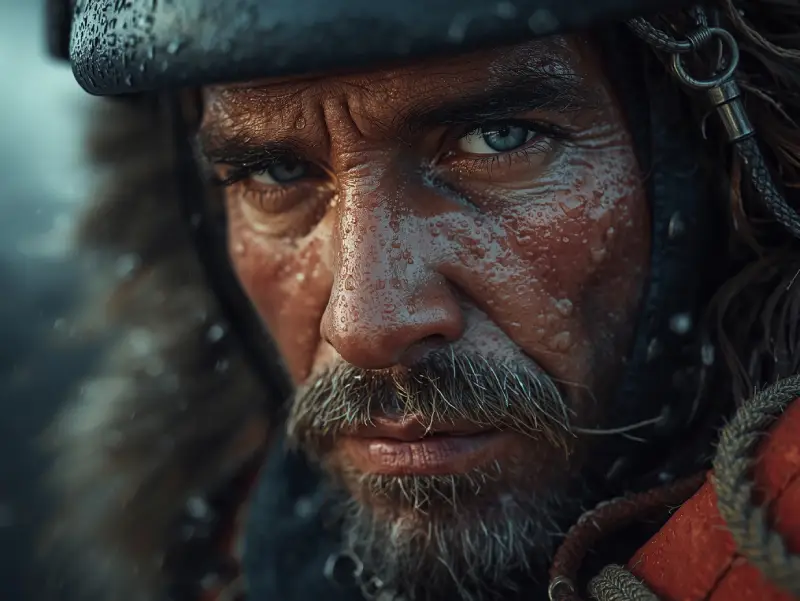 Stunning photorealistic portrait created with the best AI drawing generator