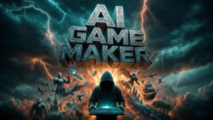 AI Game Maker official cinematic cover – revolution begins