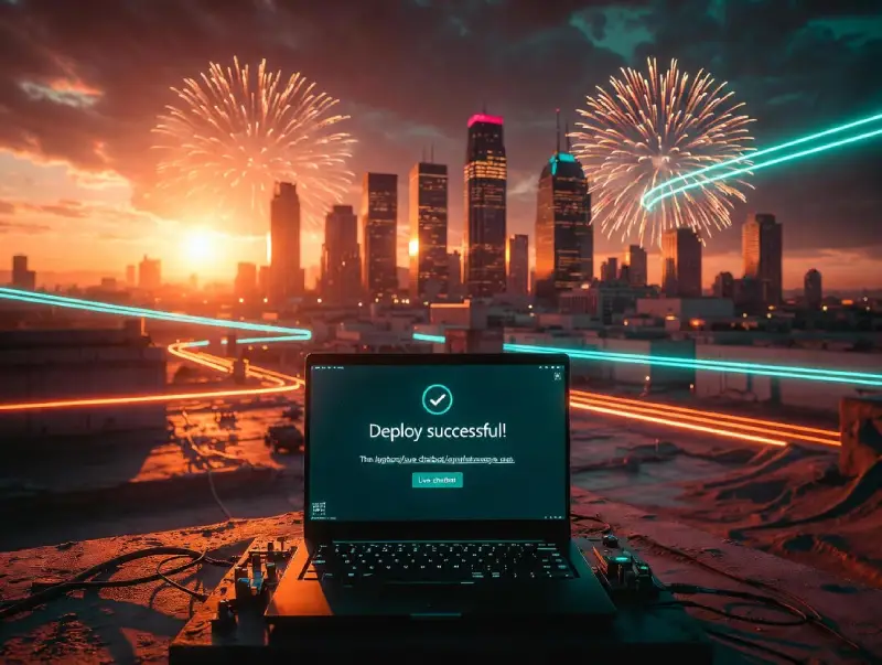 One-click deploy – watch your AI chatbot go live to the world in minutes