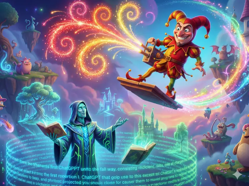 Creative roleplay battle in Grok vs ChatGPT fantasy world