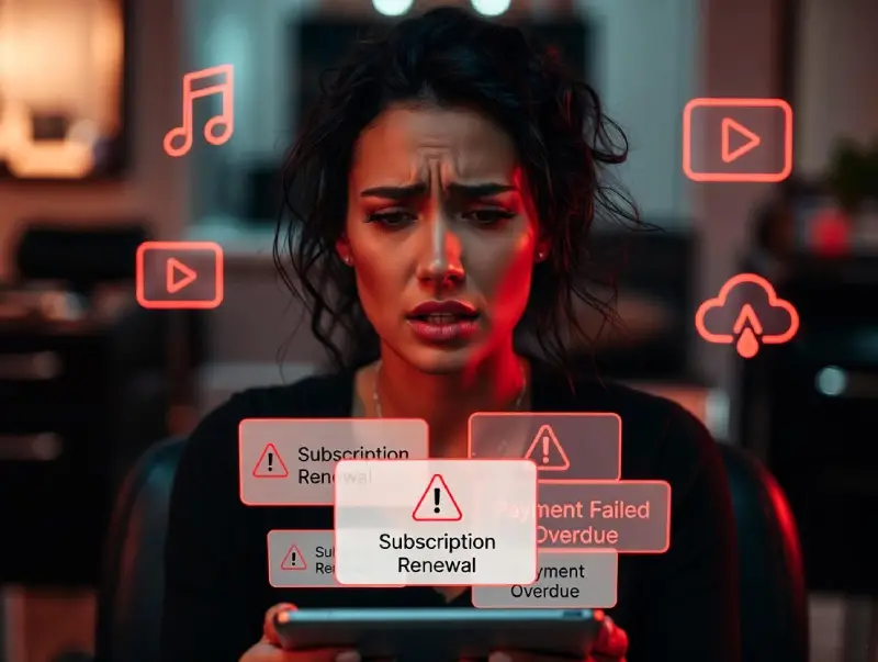 Salon owner overwhelmed by paid AI tools subscription costs and billing alerts