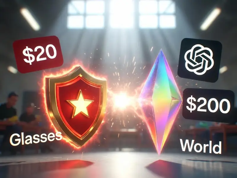 MagicSchool AI vs ChatGPT pricing war in 2026, cinematic battle with vibrant action.